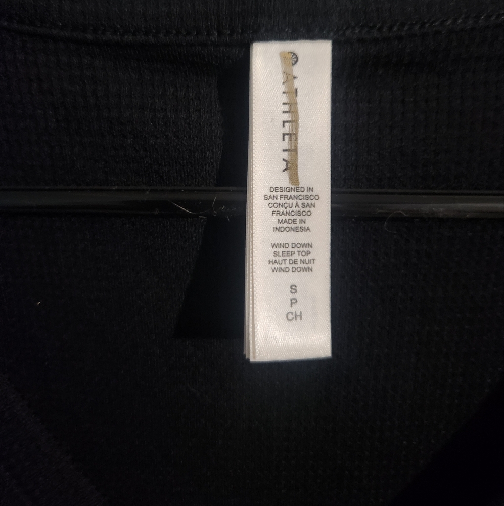 NWT Athleta Wind Down Sleep Top - Picture 4 of 5